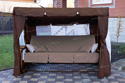 Тент-шатер для садовых качелей (с прямой крышей)
